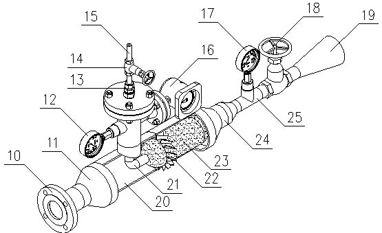 A gas flotation micro-bubble aeration device for petroleum water treatment and its application method