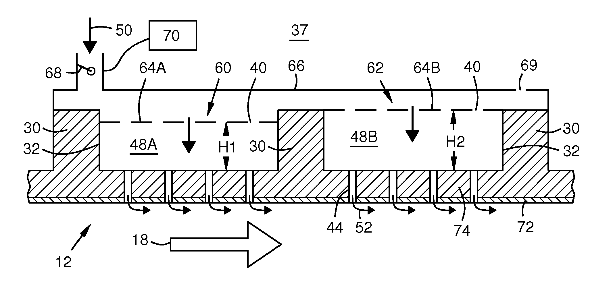 Apparatus for acoustic damping and operational control of damping, cooling, and emissions in a gas turbine engine