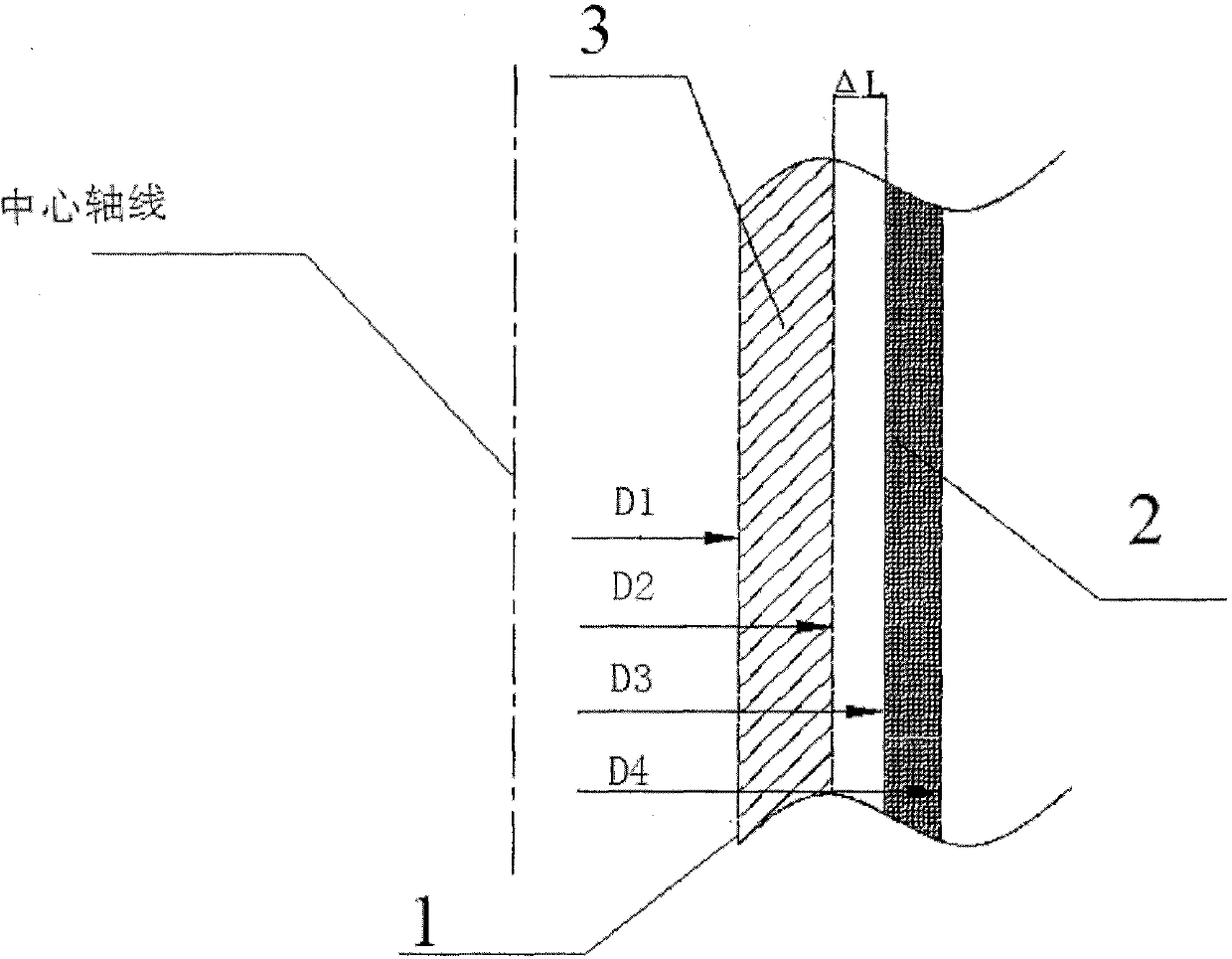 A method for filling the adiabatic diffusion section of a solid rocket motor