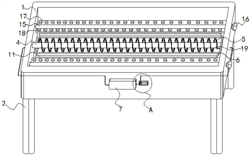 A barbecue grill based on electromagnetic adsorption force