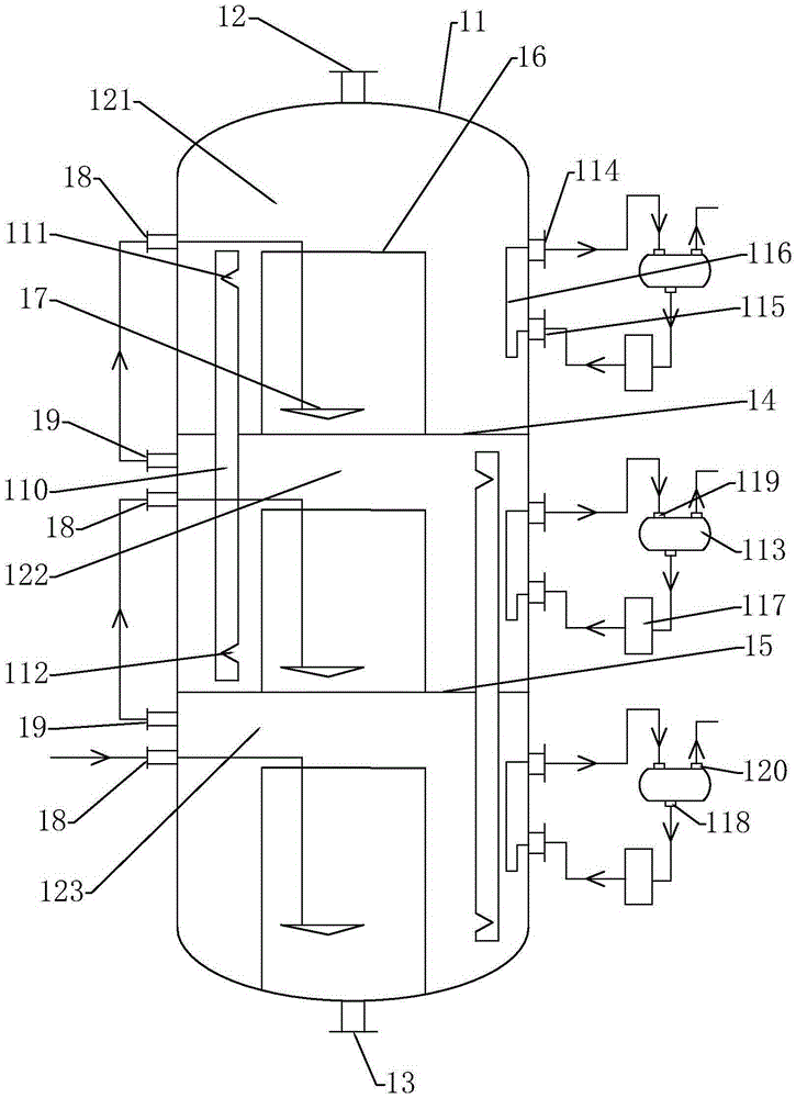 A kind of equipment of producing dimethyl sulfate