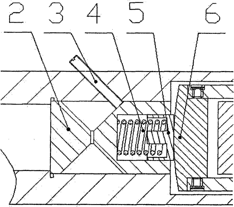 Double-stage tuned mass damper vibration damping-based boring rod structure
