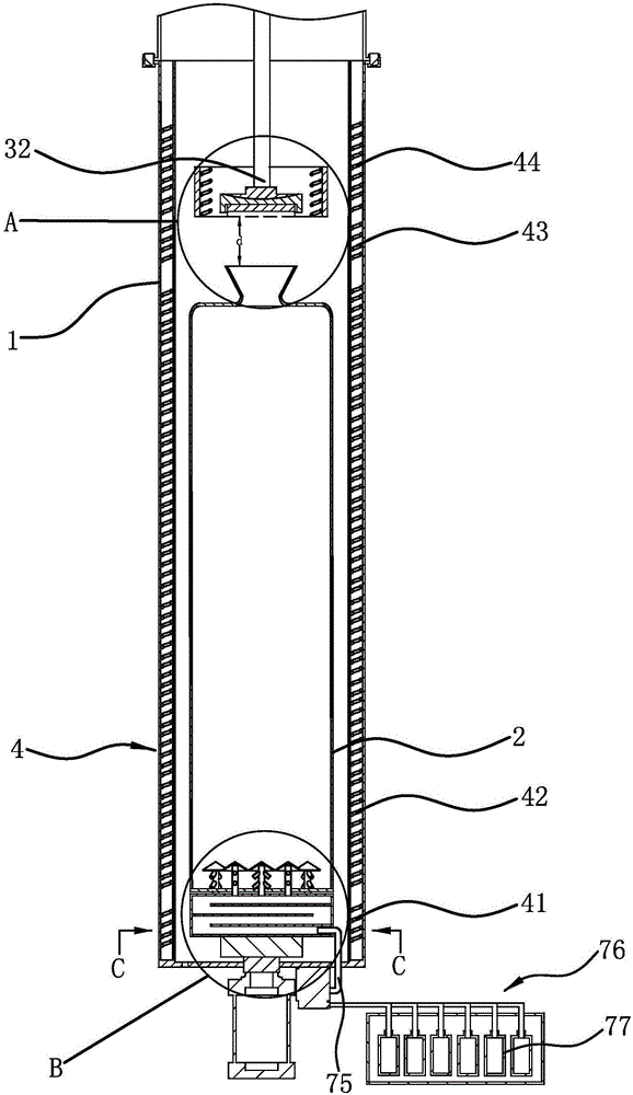 Silicon carbide single crystal manufacturing device