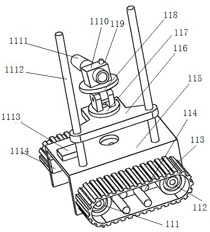 Spraying building robot in fully mechanical wall building construction system