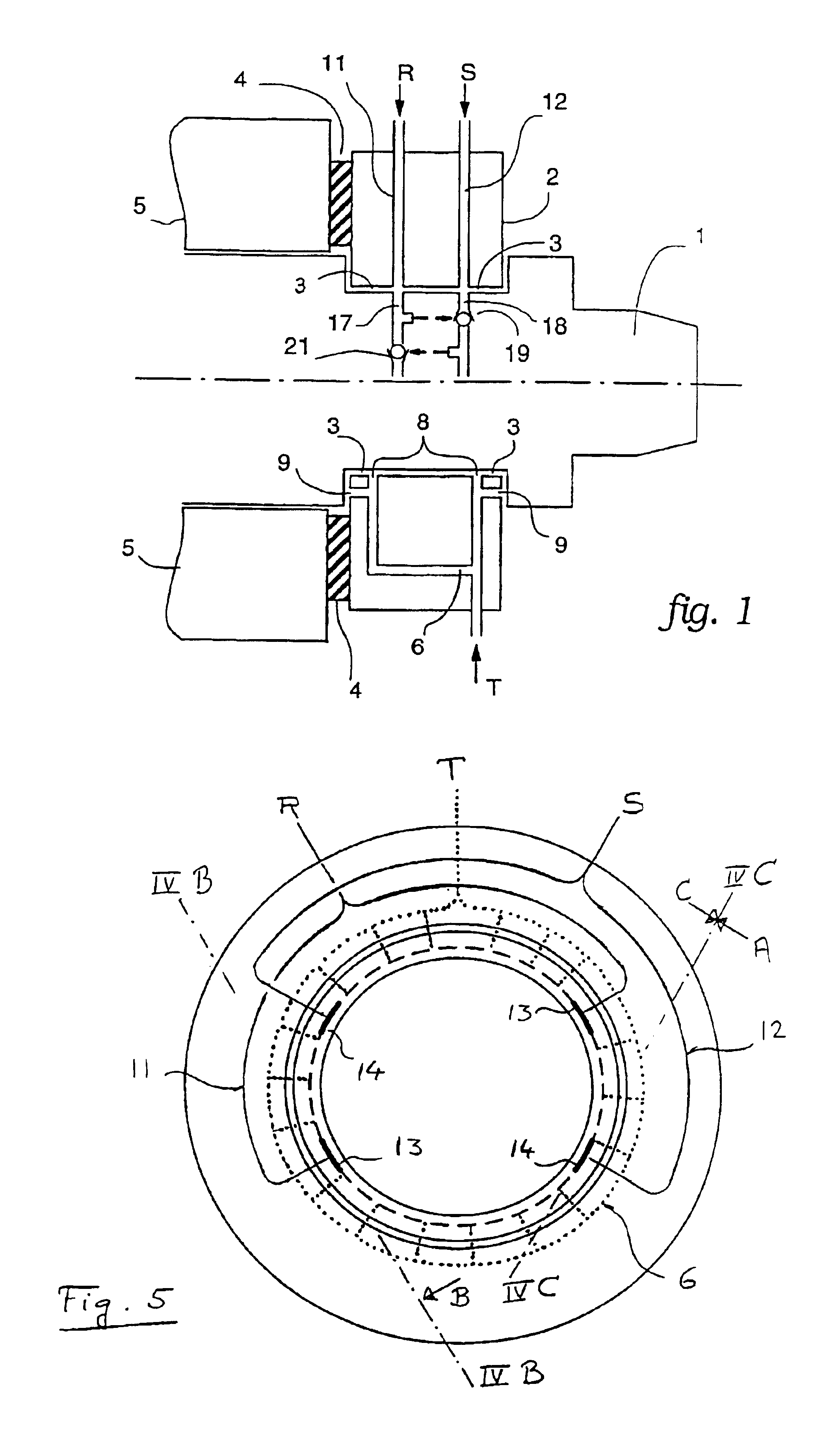 Rotation-independent actuation of a machine element