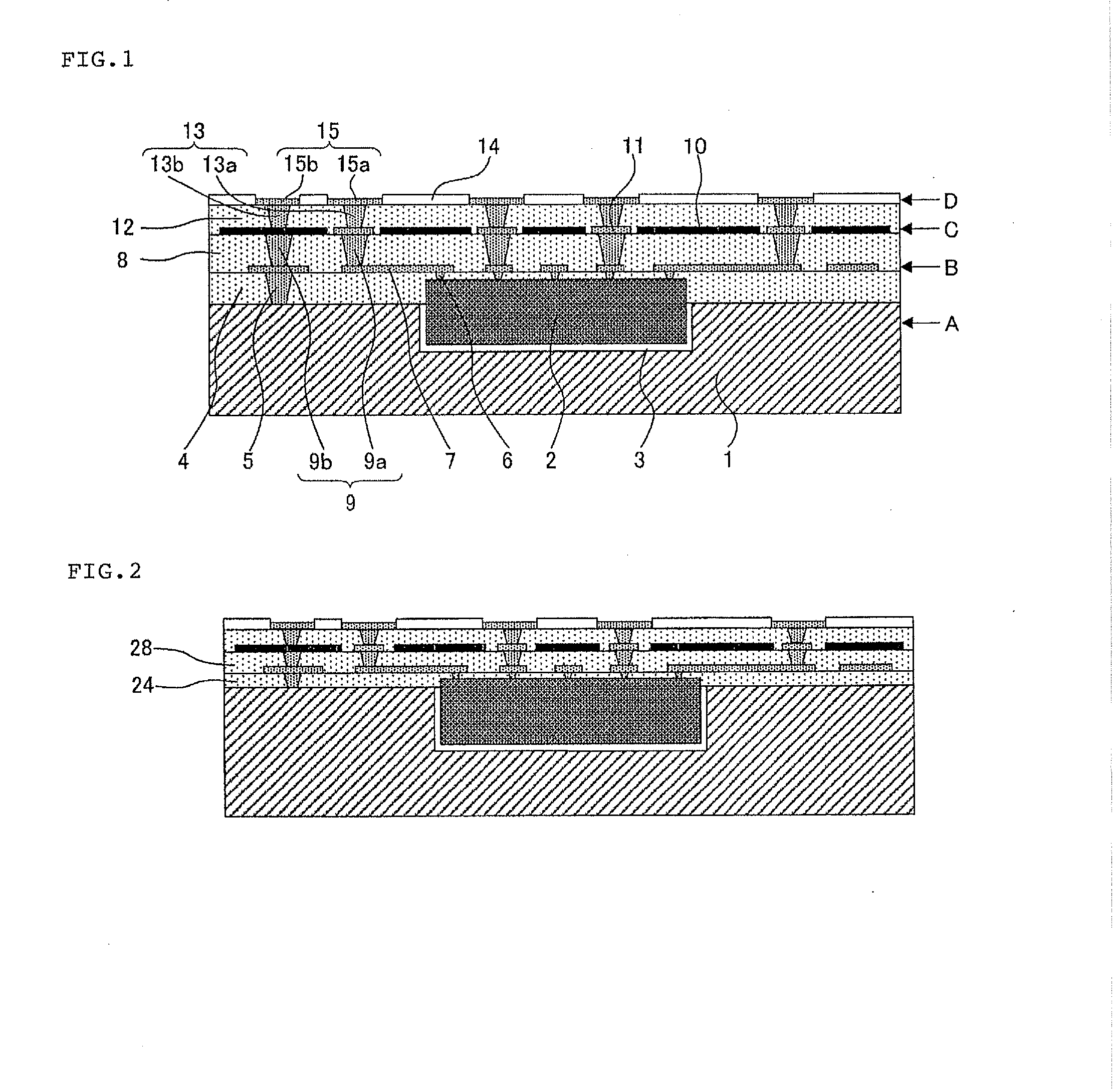 Substrate with built-in functional element