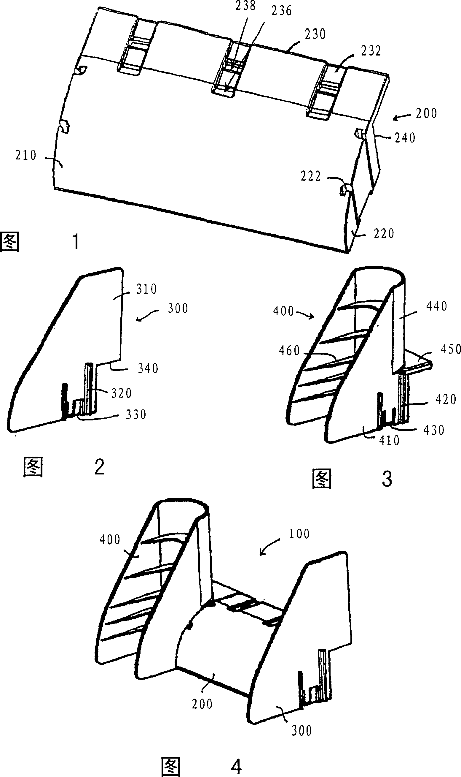 Modular bend radius control fixture