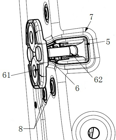 Vehicle door lock fastening bolt and vehicle