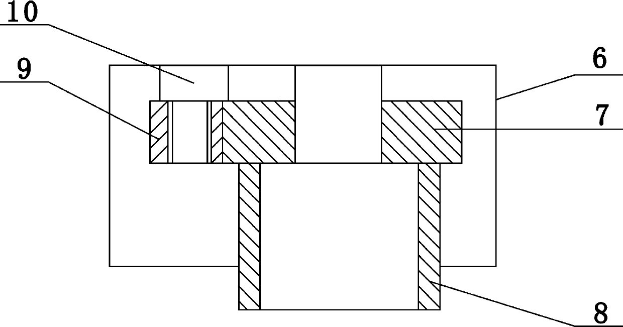 Driving structure for sinking-method rotation-type vertical shaft tunnelling machine