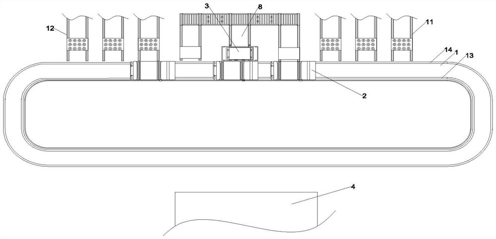 Method for storing and conveying spinning cakes