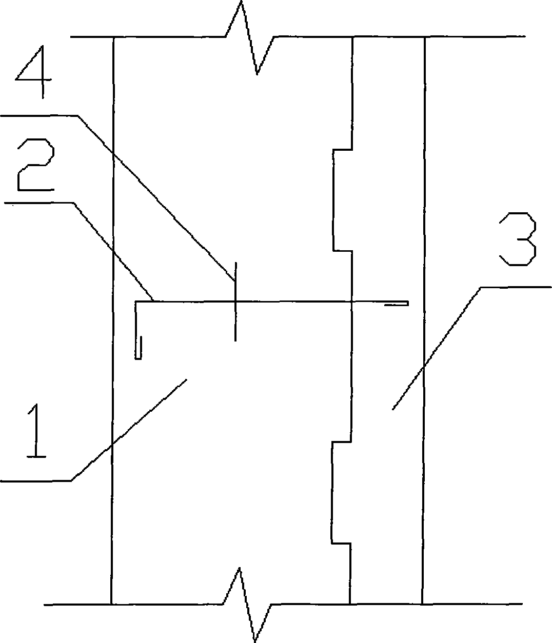 Construction method of foundation pit support