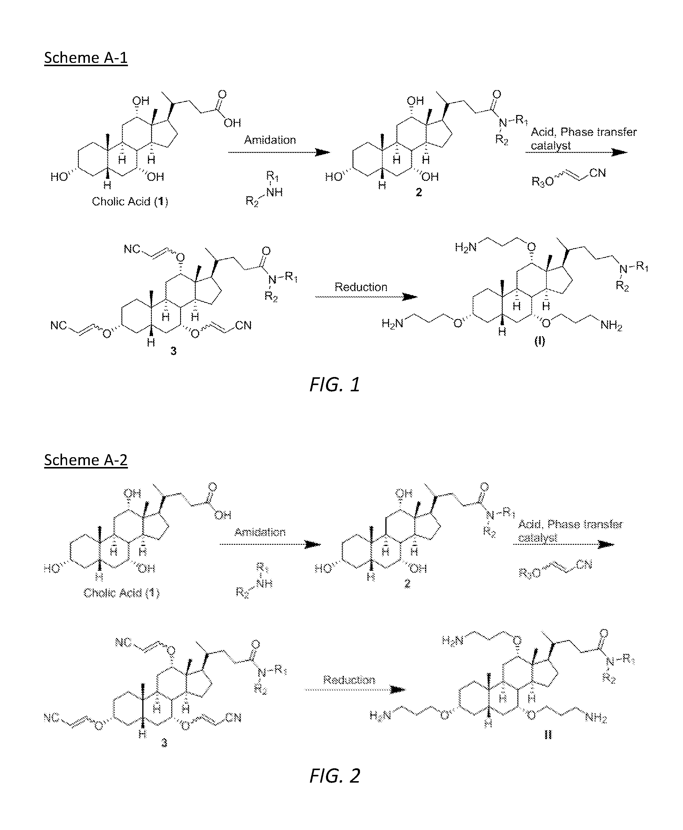 Methods for the synthesis of ceragenins