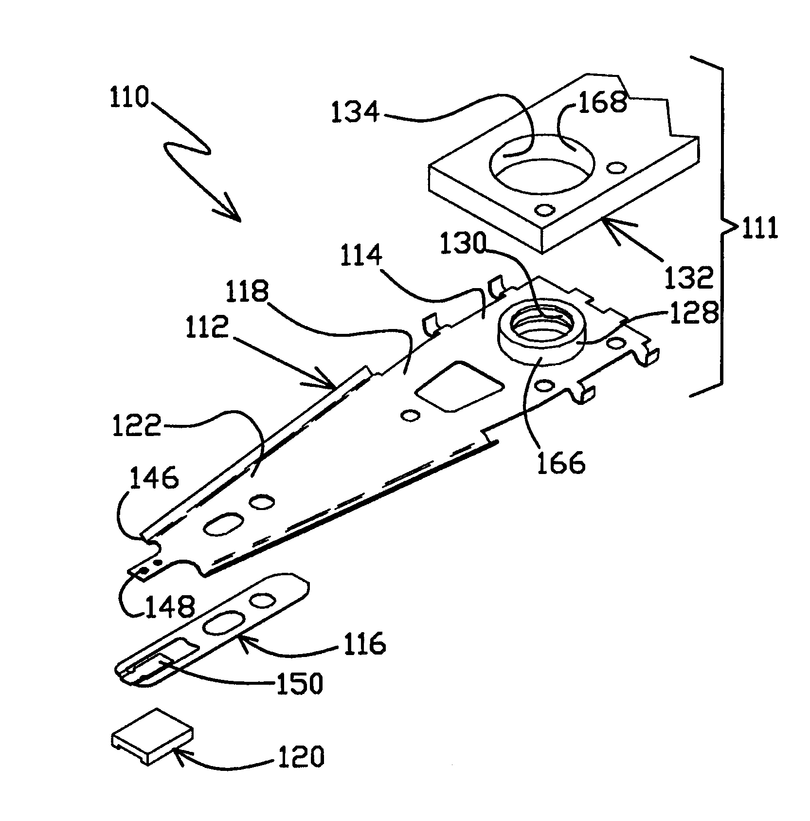 Method of forming a head suspension with an integral boss tower