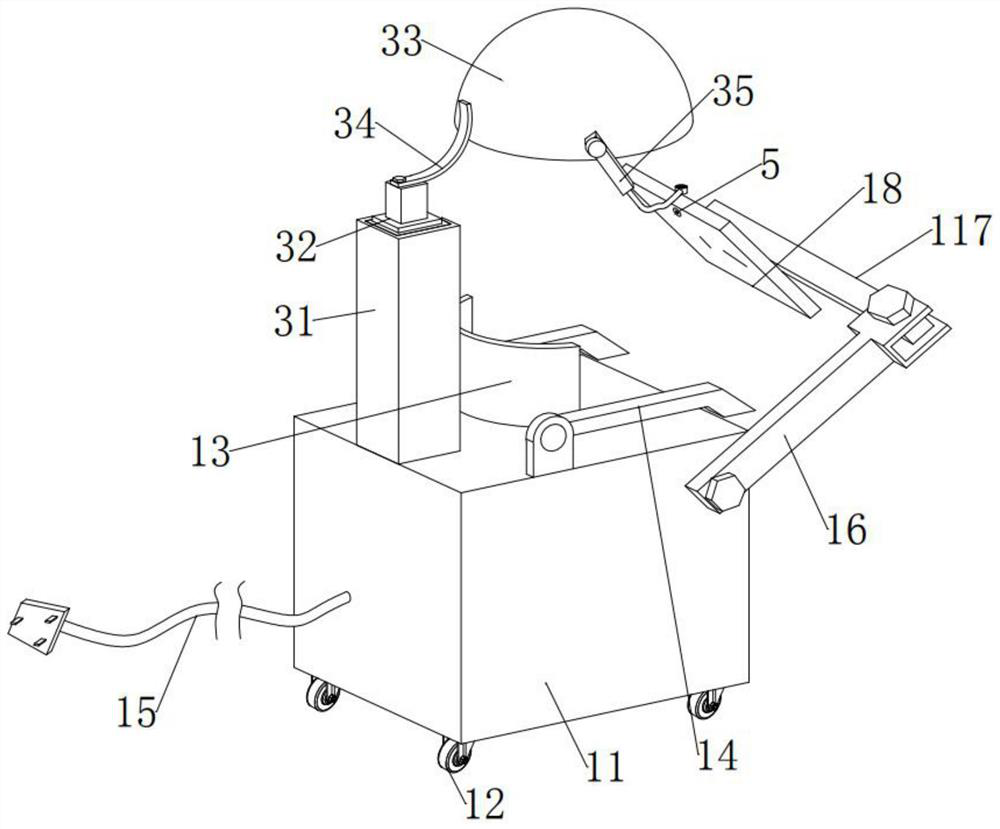 Clinical examination tool for psychiatry department and use method of clinical examination tool