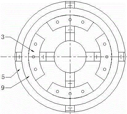 Bearing base aging treatment method and device capable of realizing temperature-force coupling loading