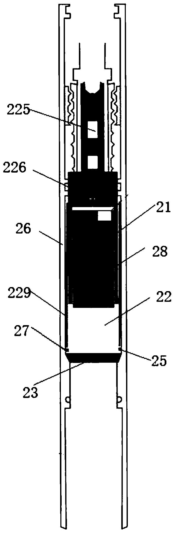 Fidelity retaining type coring device for rock sample