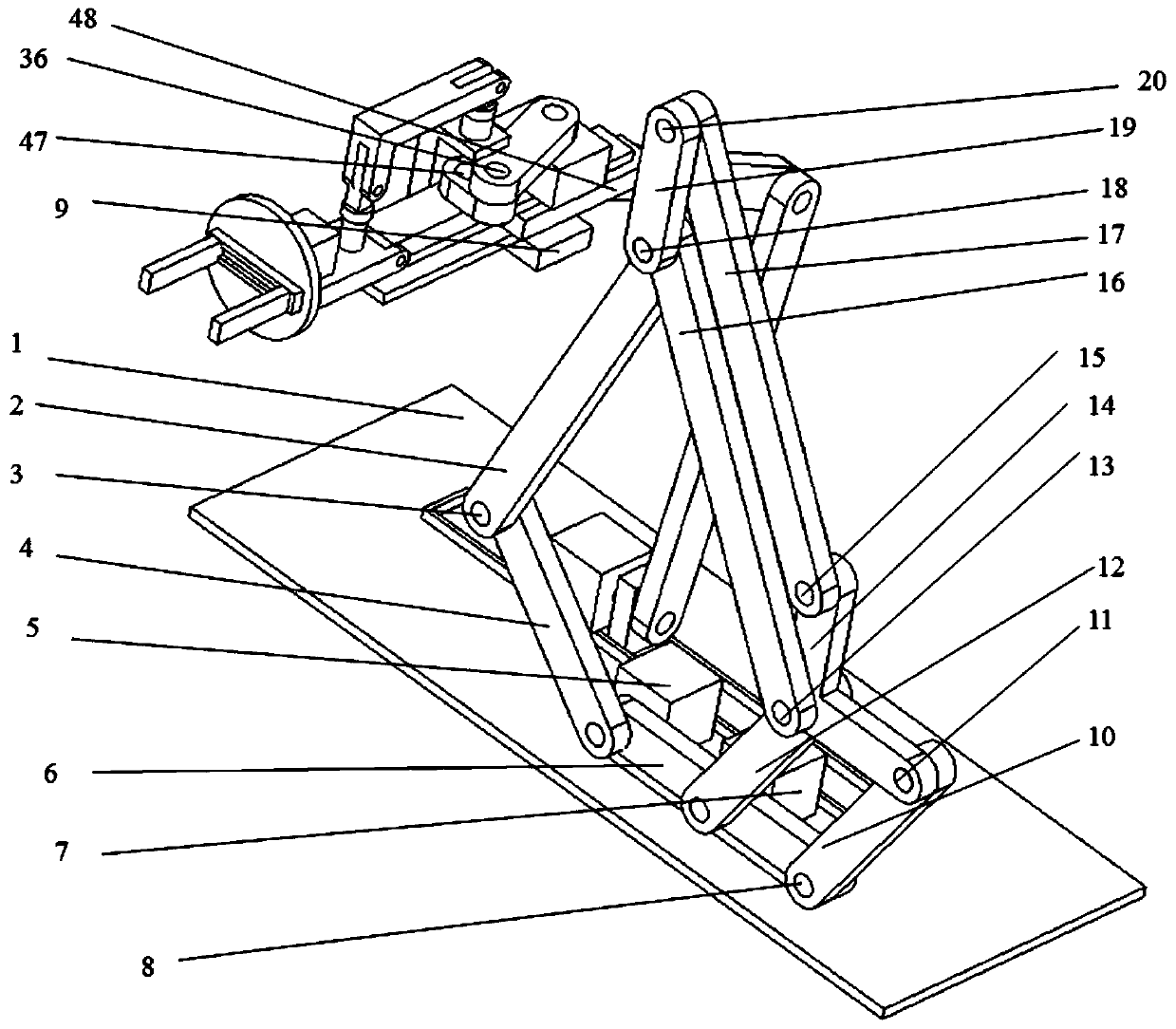 A metamorphic palletizing robot mechanism with full degrees of freedom in space