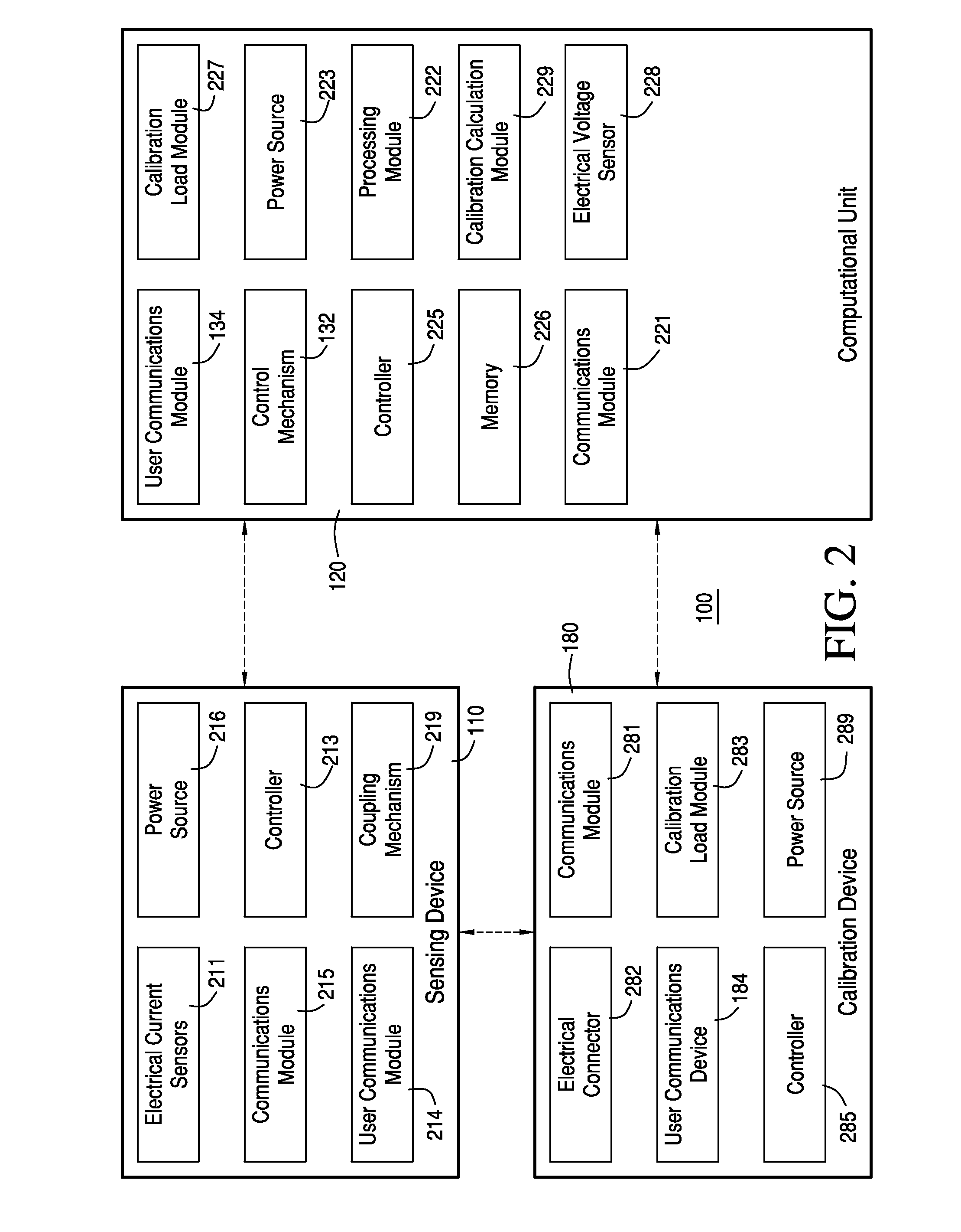 Systems and methods for measuring electrical power usage in a structure and systems and methods of calibrating the same