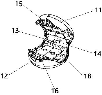 Chain-shaped jewelry with opening and closing type lock buckle