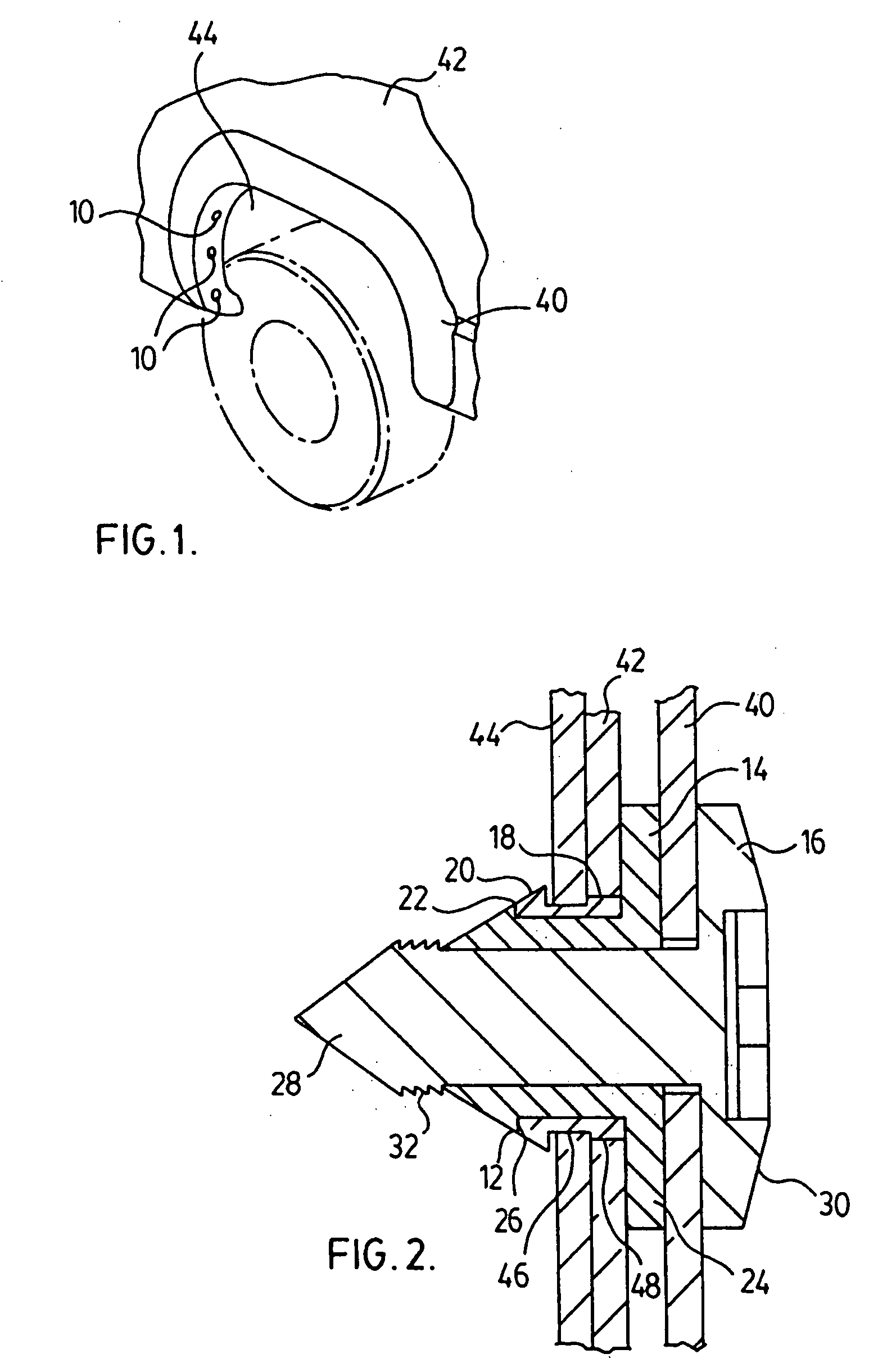 Fastener for attaching panels to a vehicle