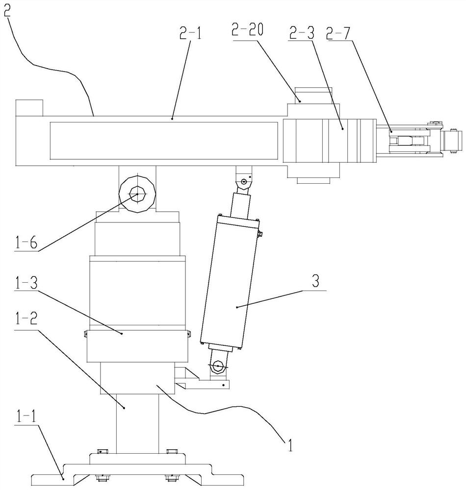 Four degrees of freedom loading and unloading manipulator