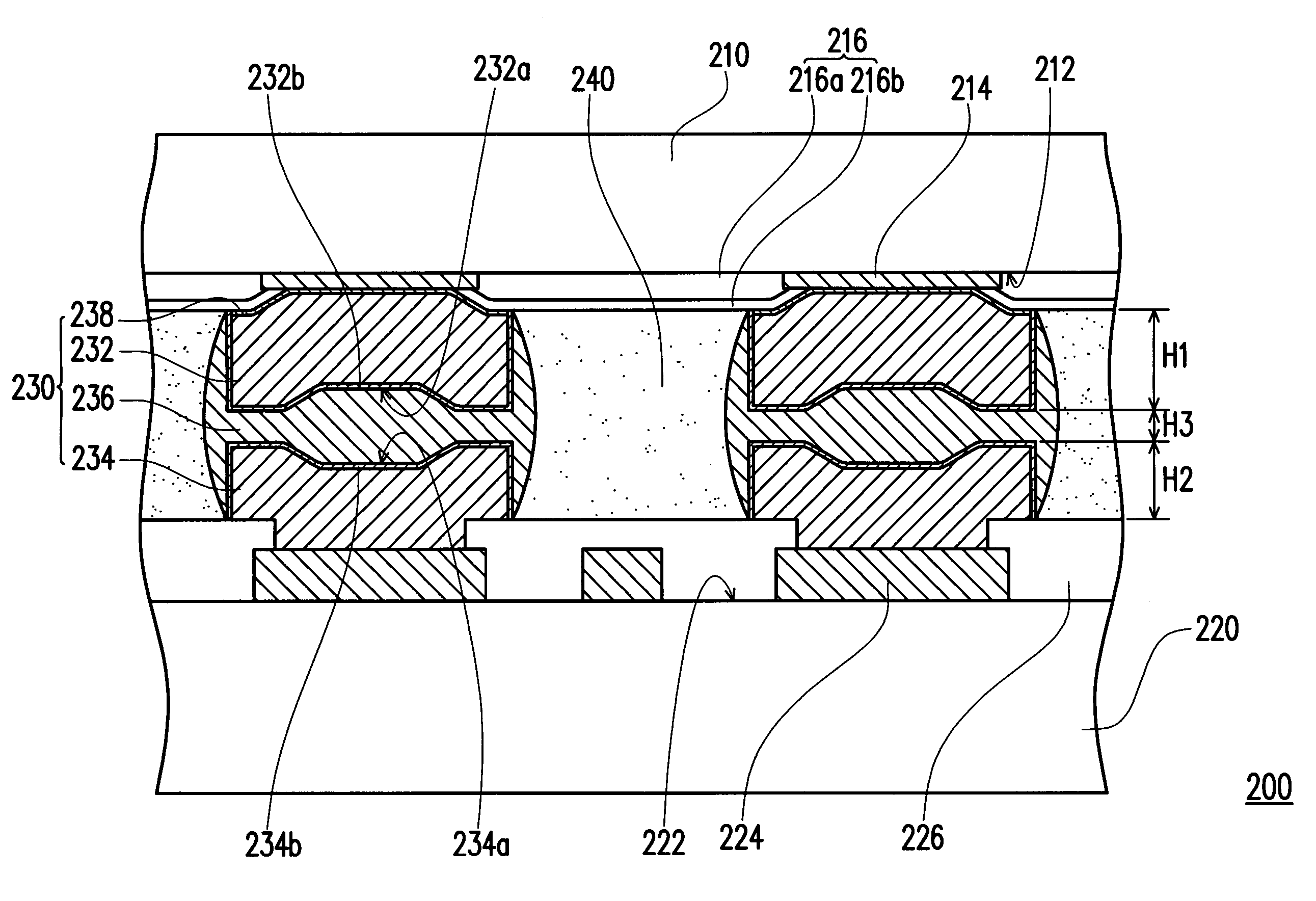Chip package and bump connecting structure thereof