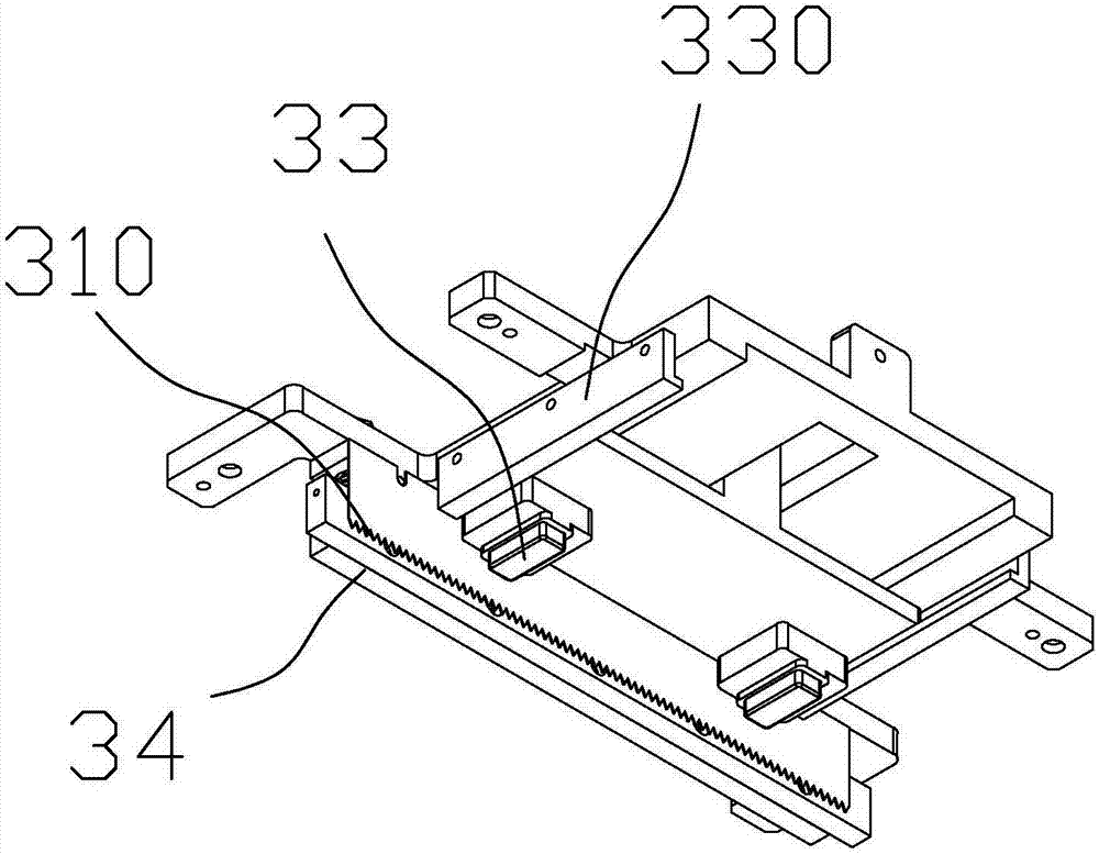 Single-side opening device for annular film strip