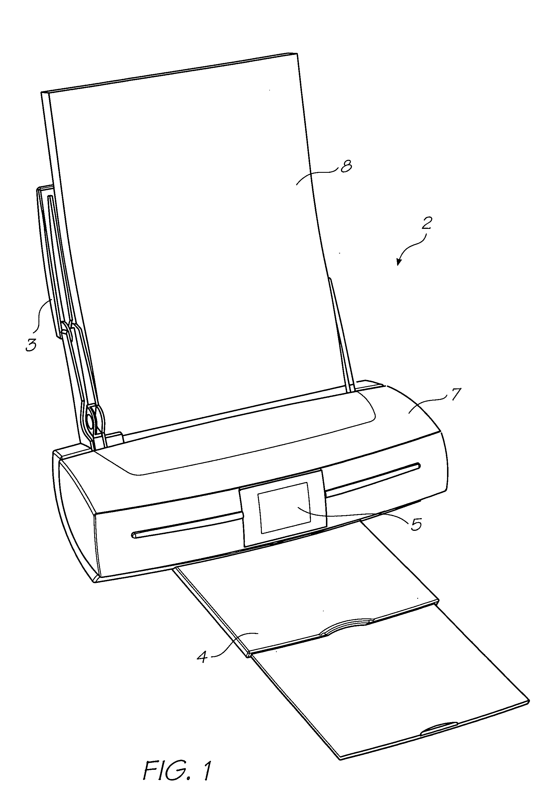 Inkjet printer with cradle for unobstructed access to cartridge