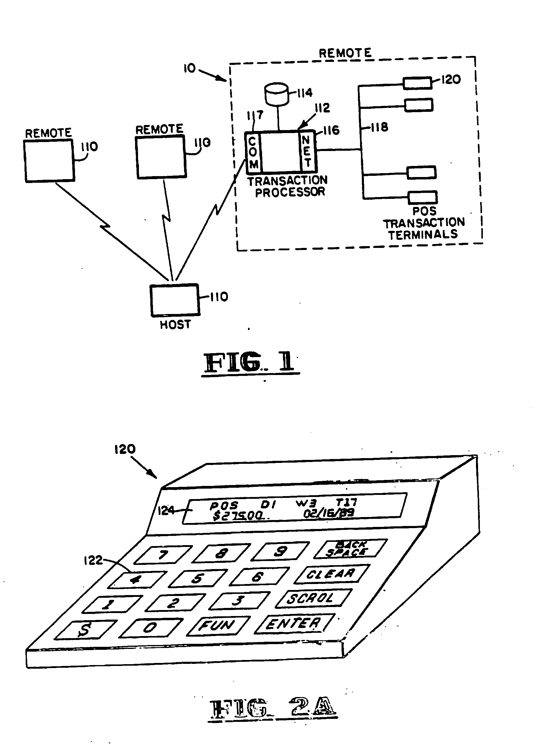 System, method and database for processing transactions