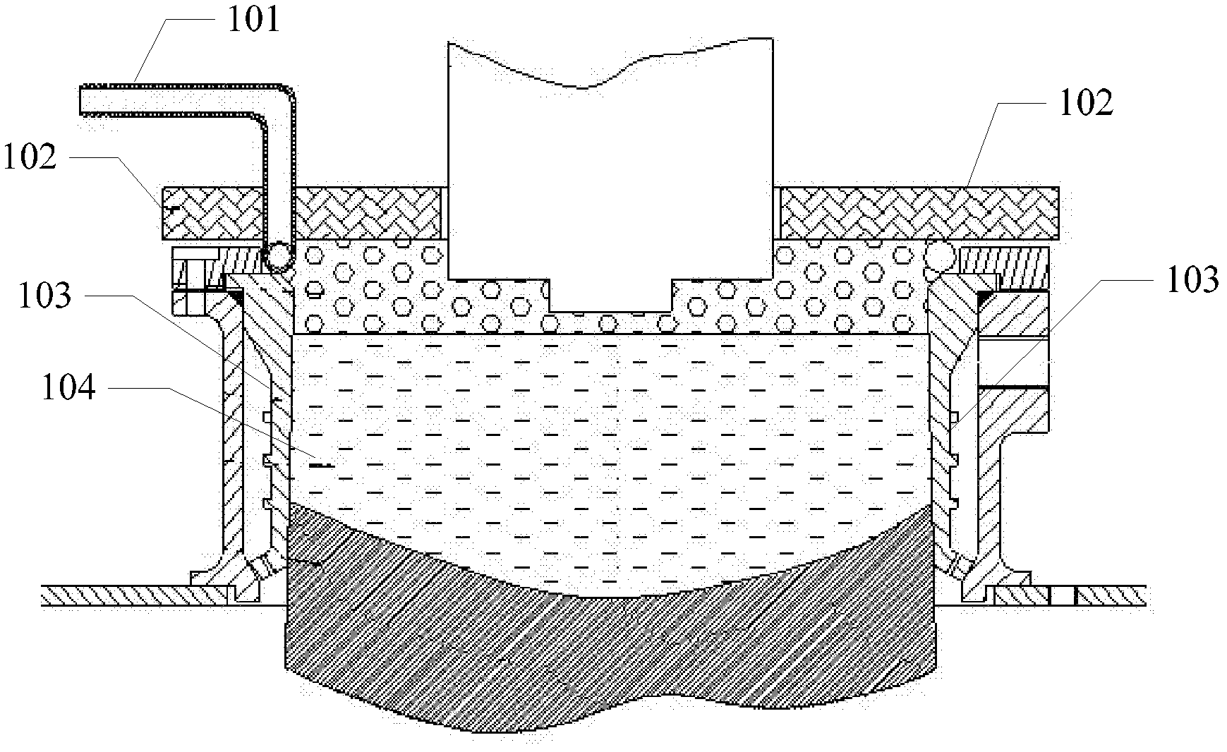 A melt protection device and method