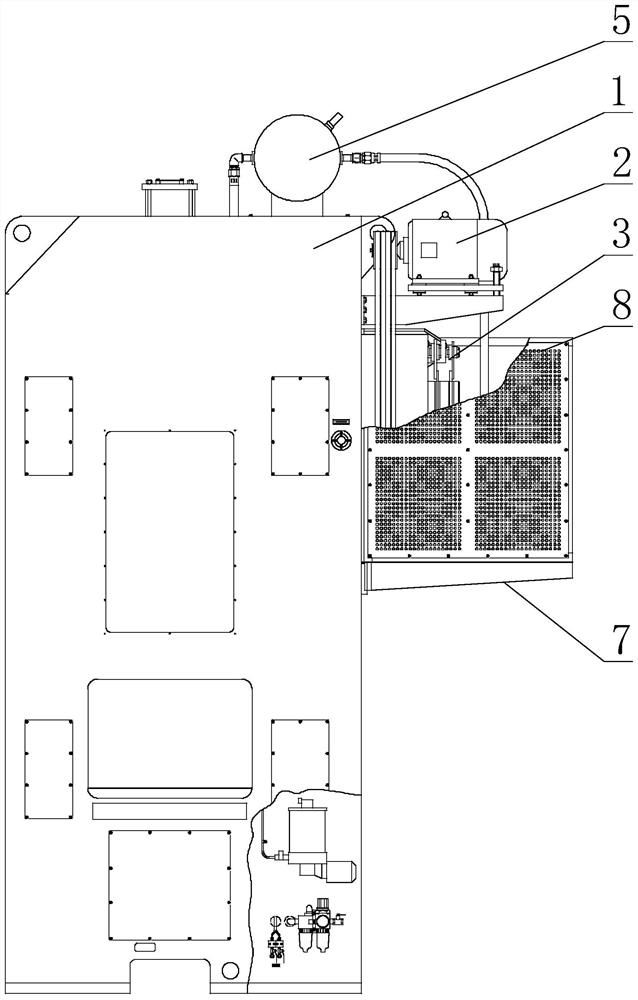 Transmission mechanism of closed type single-point press