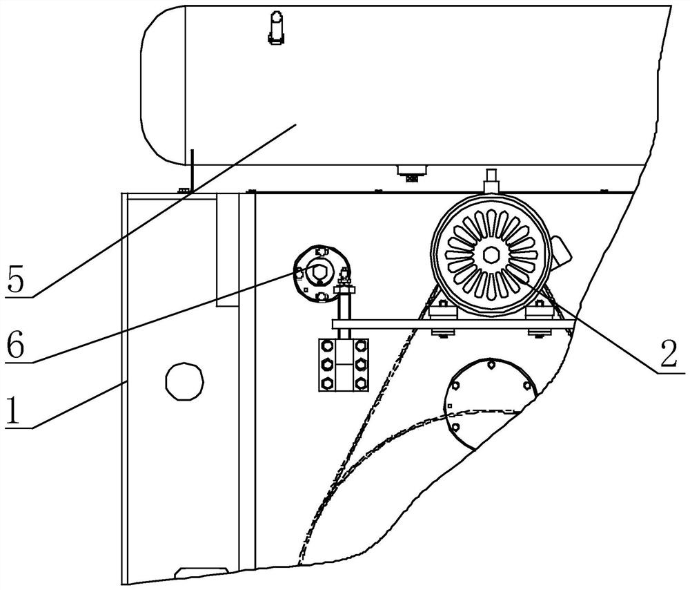 Transmission mechanism of closed type single-point press