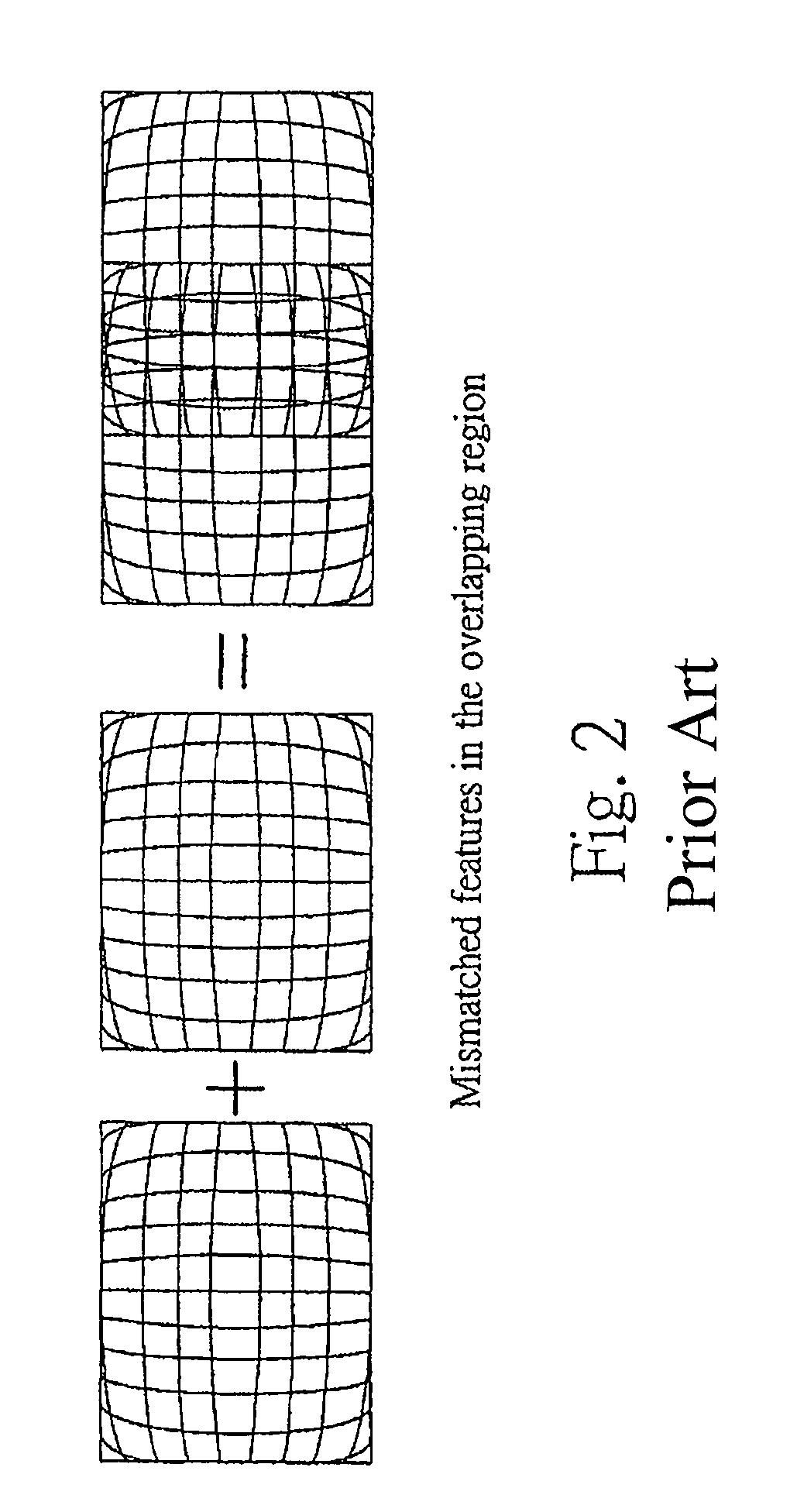 Method for improving image stitching accuracy with lens distortion correction and device for implementing the same
