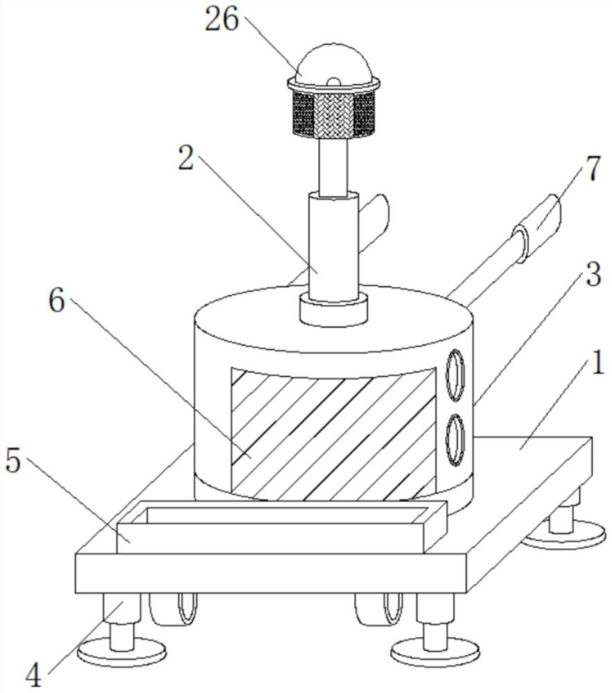 Environment-friendly treatment equipment capable of effectively reducing dust