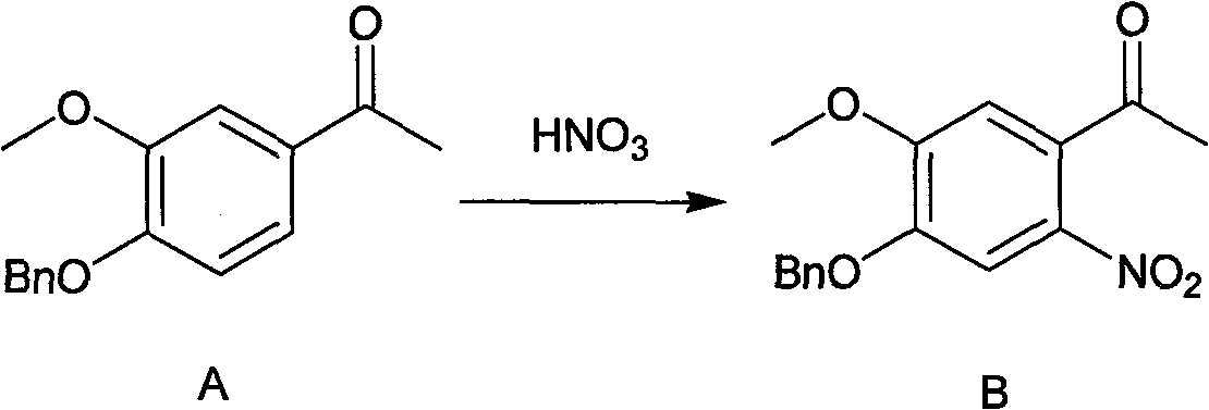 Synthesis method of 7- benzyloxy-6-methoxyl-4-hydroxyquinoline