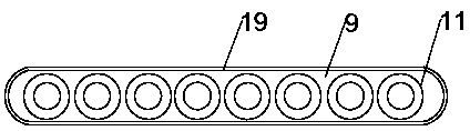 Yellow peach automatic cut-in-half device for canned yellow peach preparing