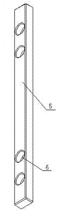 Variable expansion tube positioning tool, and working method and application thereof