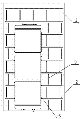 Variable expansion tube positioning tool, and working method and application thereof