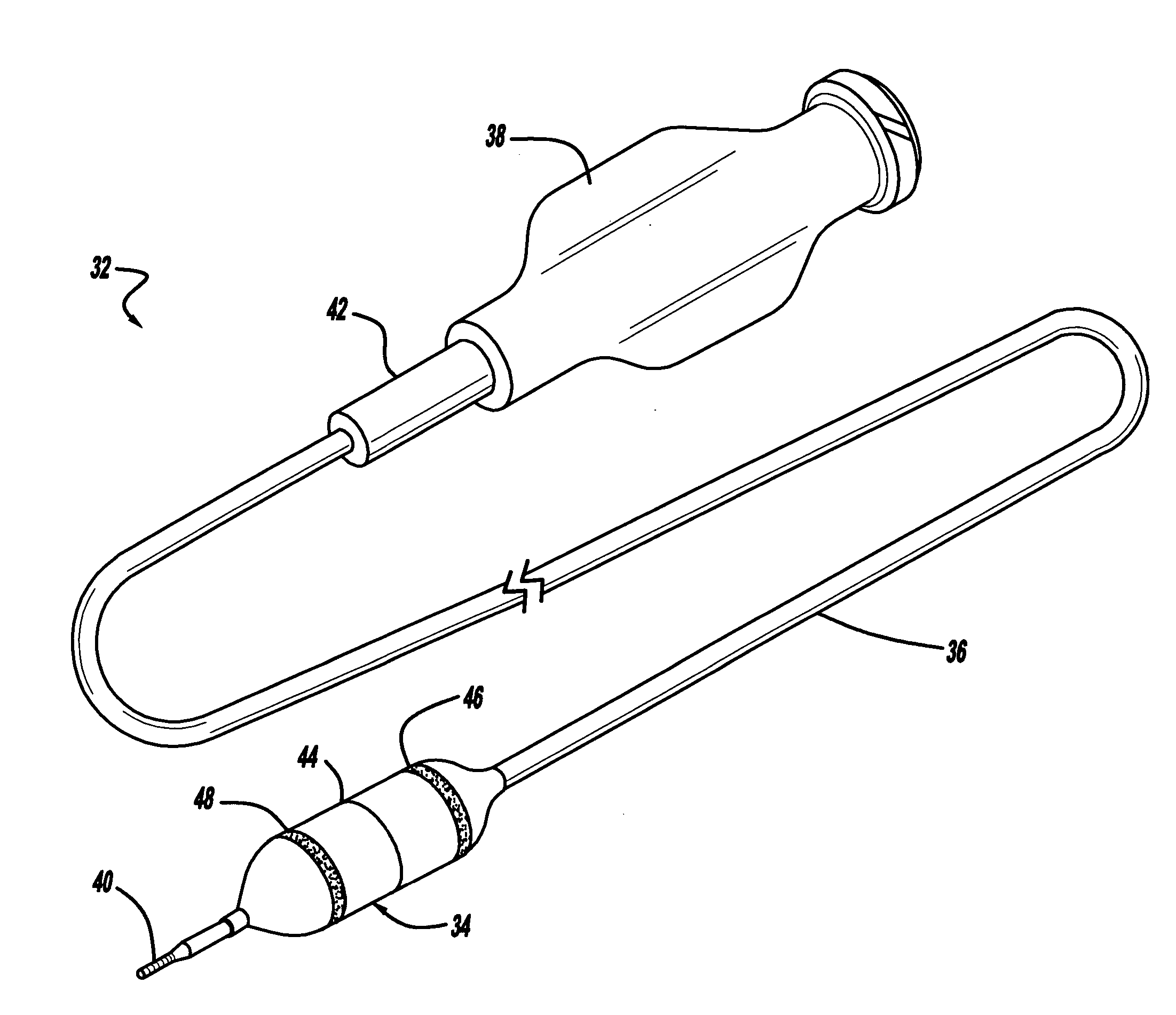 Esophageal balloon catheter with asymmetrical balloon