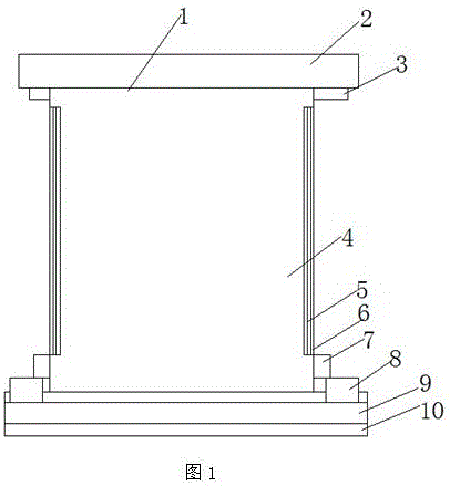 Dustproof structure of bus electronic station board