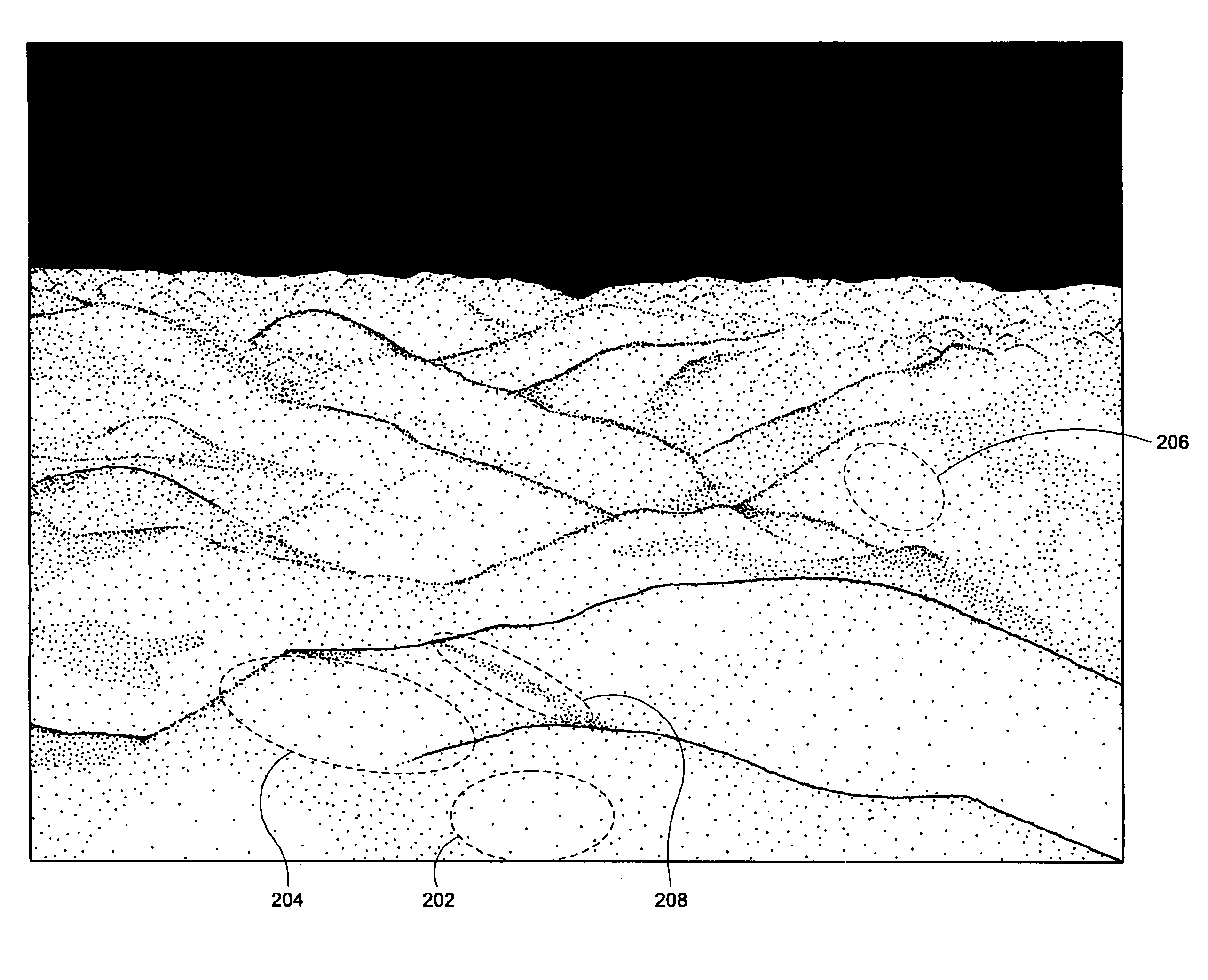 System, apparatus, and method for presenting a monochrome image of terrain on a head-up display unit
