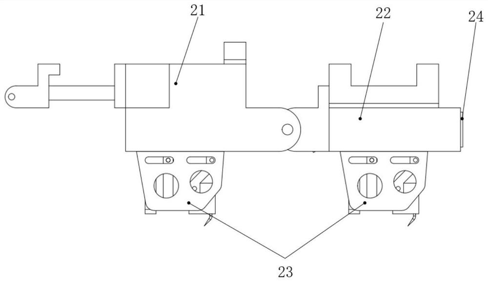 Controllable thorn claw attachment grabbing mechanism for small celestial body detection and working method