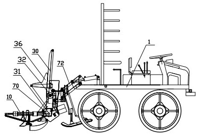 Box moving positioning device of transplanter