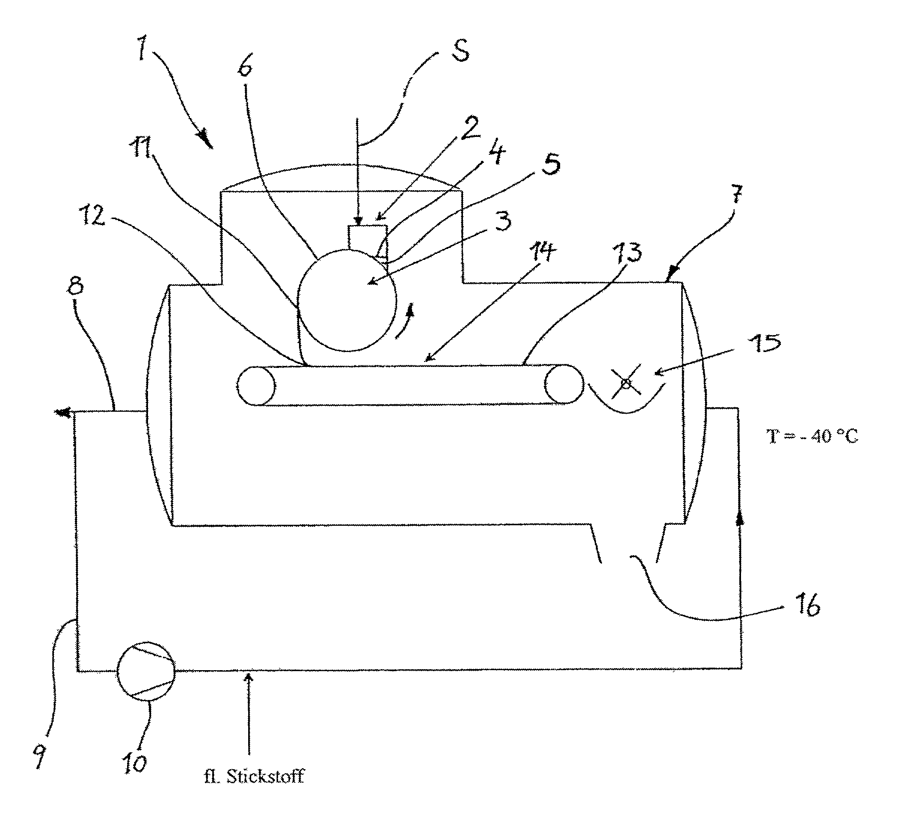 Method and apparatus for producing particles of a foodstuff