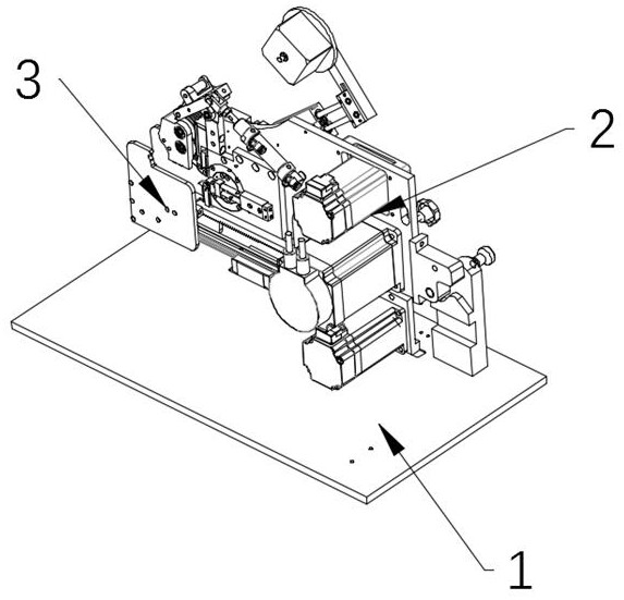 A narrow tape positioning winding machine