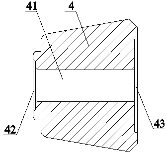 Solid wall pipe distribution fixing connector