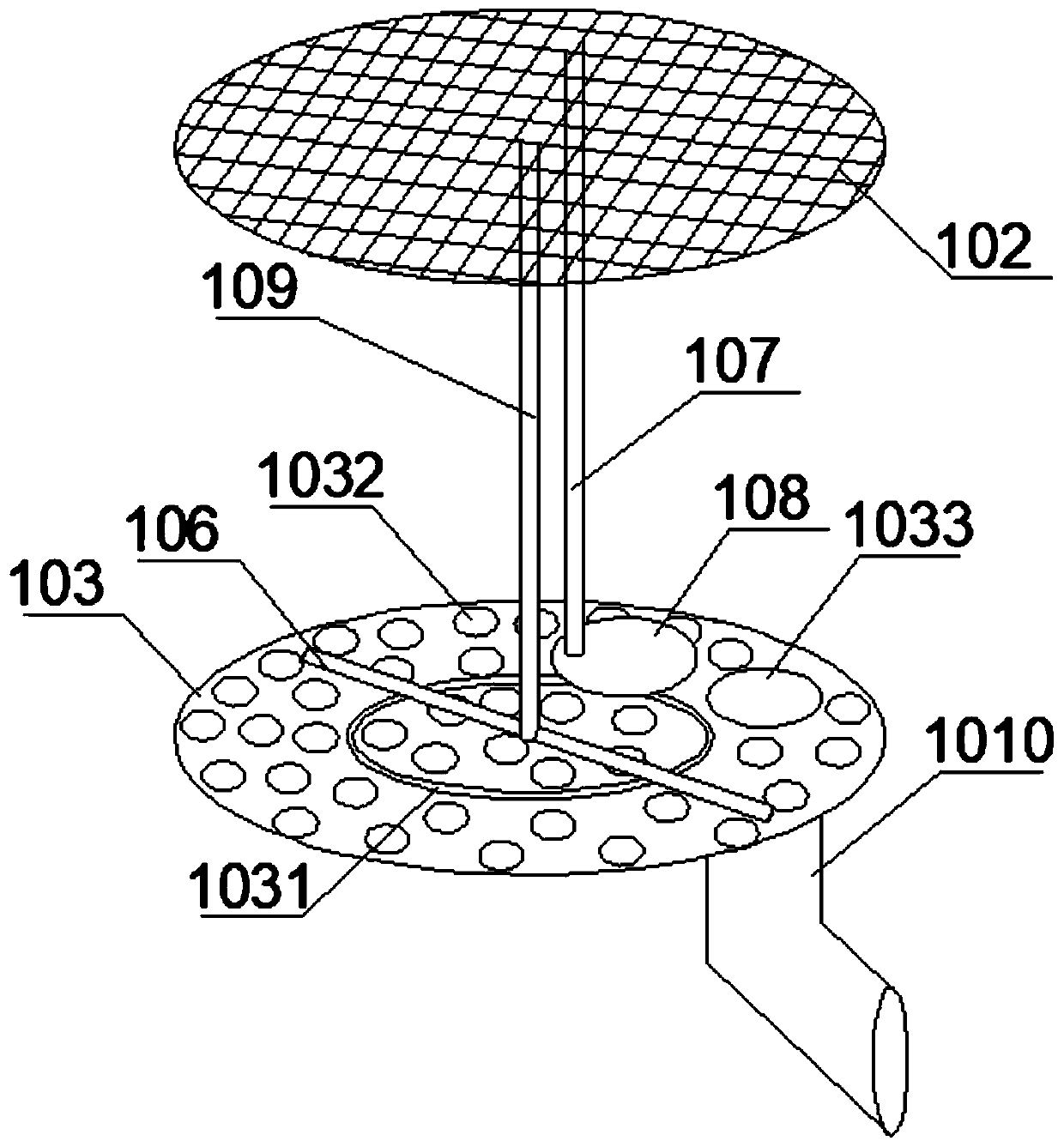 Vegetable cleaning device