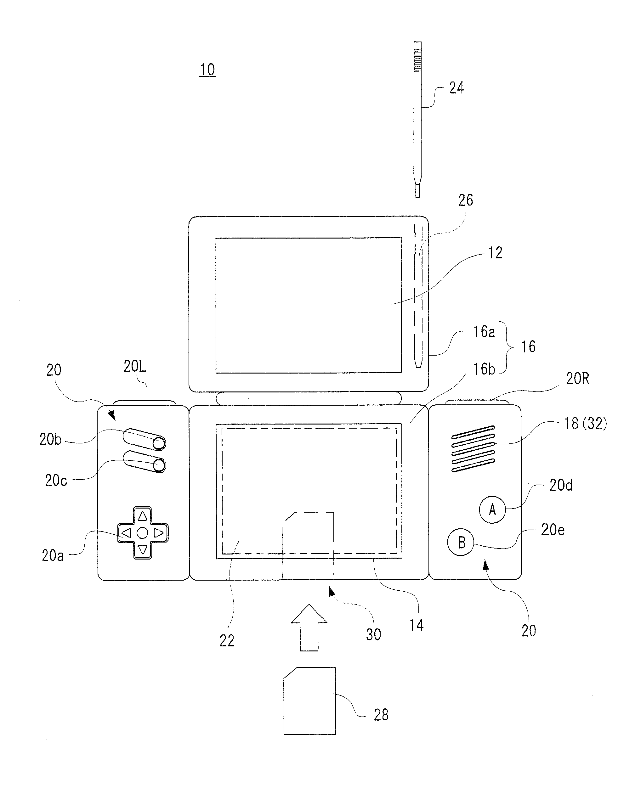 Game apparatus, storage medium storing game program and game controlling method