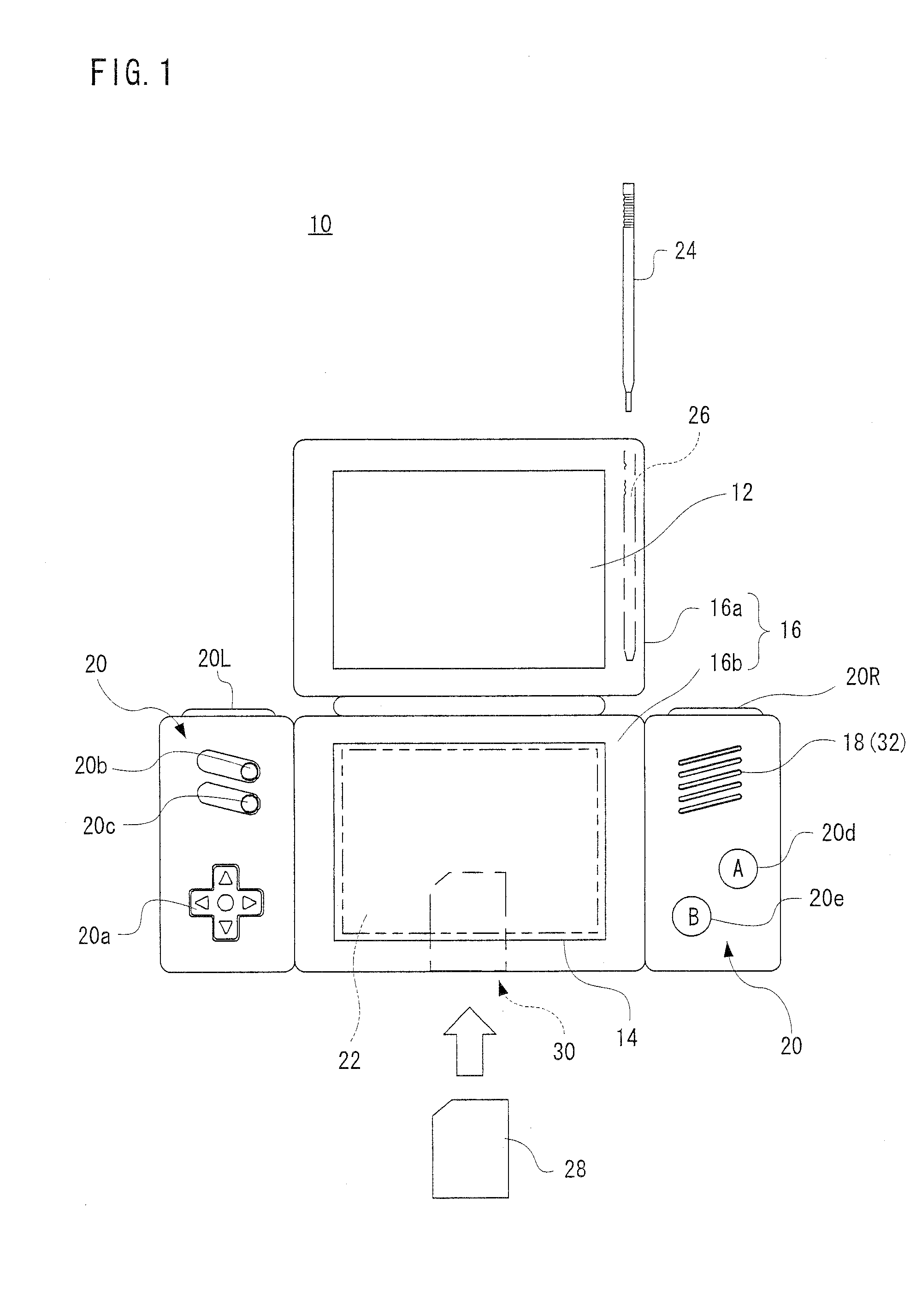 Game apparatus, storage medium storing game program and game controlling method