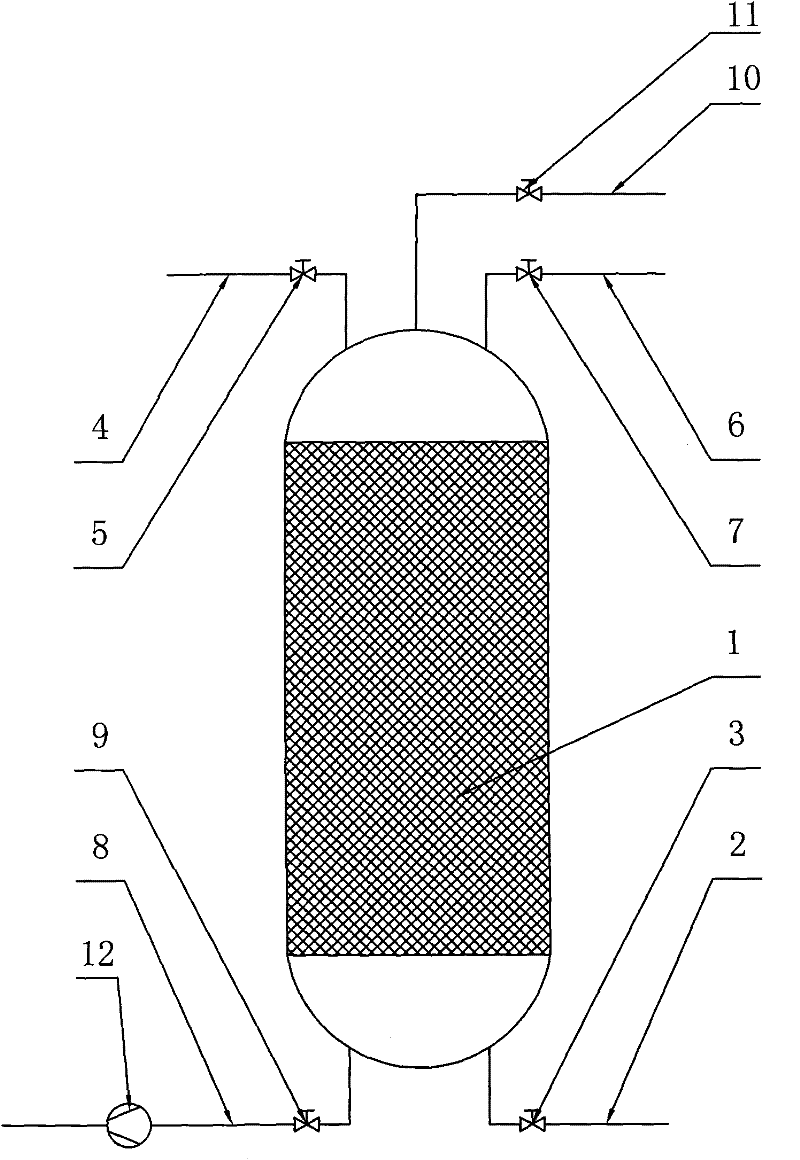 Device and method for recycling volatile substances by utilizing adsorbent bed